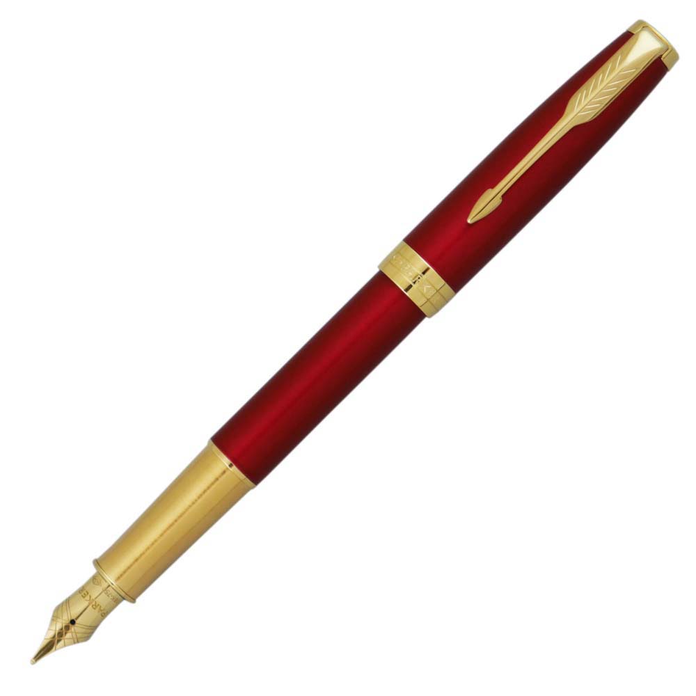 Parker Fountain Pen Fine Point Sonnet Red 1950773 | Sakurawatches.com