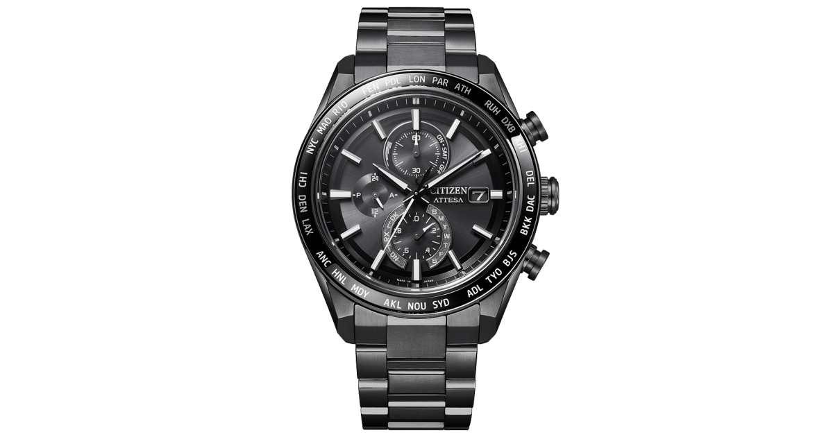 K*n様 CITIZEN AT8294-59E アテッサ ATTESA Citizen Attesa ACT Line/Black Titanium™ Series AT8294-59E