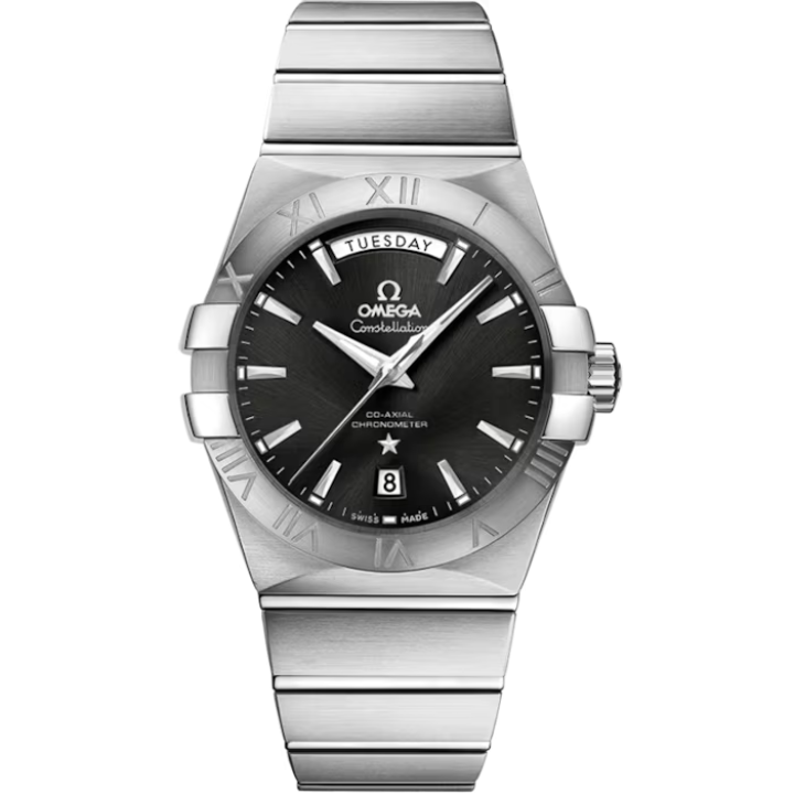 Omega Constellation Co-Axial Day Date 38 mm 123.10.38.22.01.001