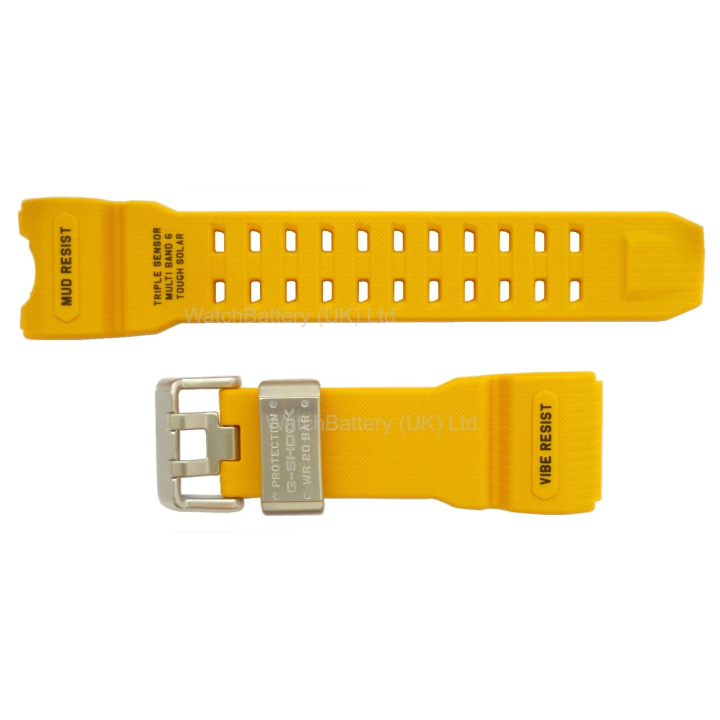 Genuine replacement strap for Casio GWG-1000-1A9 YELLOW