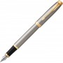 Parker Fountain Pen IM Fine Point Brushed Metal 1975600