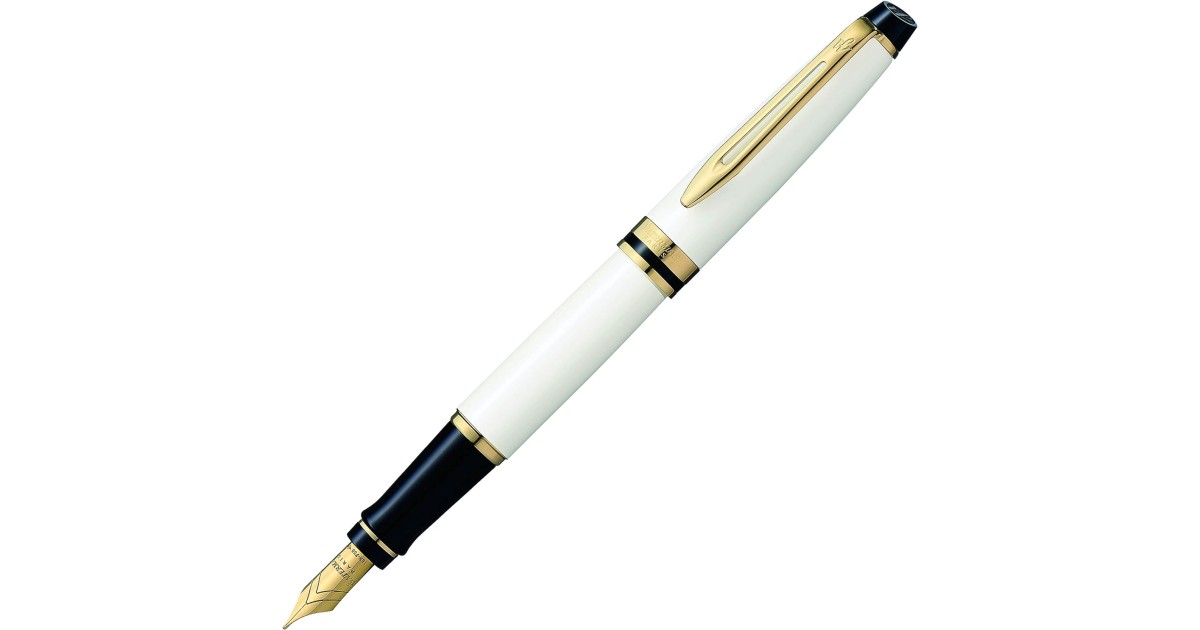 waterman 万年筆 IDEAL Waterman Fountain Pen Expert Medium Point Ivory 18k Nib 2103840