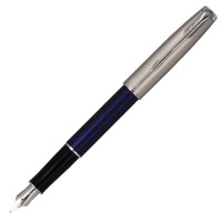 Parker Fountain Pen Fine Point Sonnet Blue & Sandblast 2146771Z