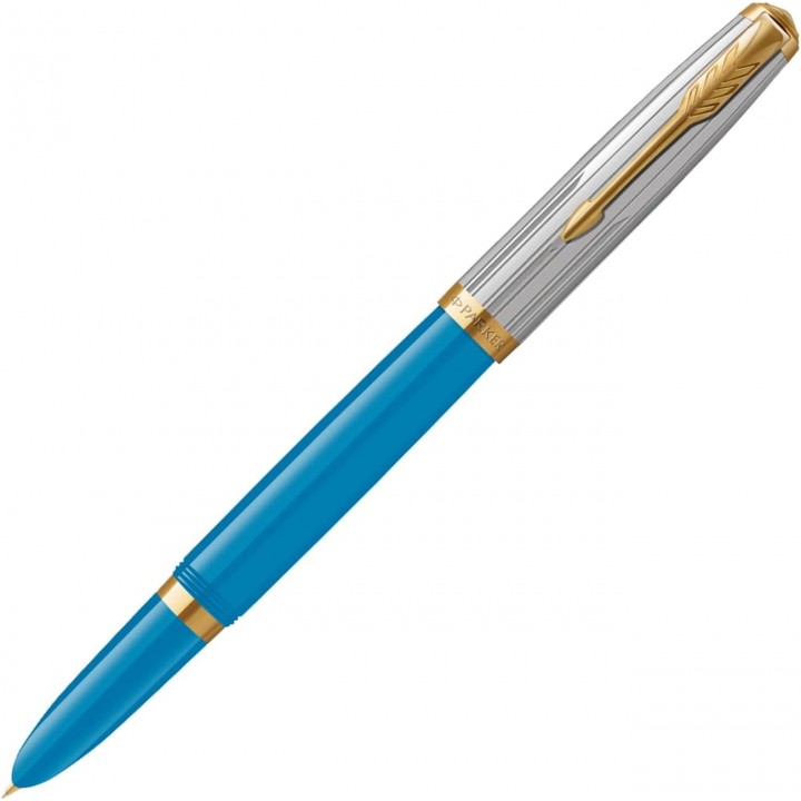 Parker Fountain Pen 51 Fine Point Modern Heritage Turquoise 2169139