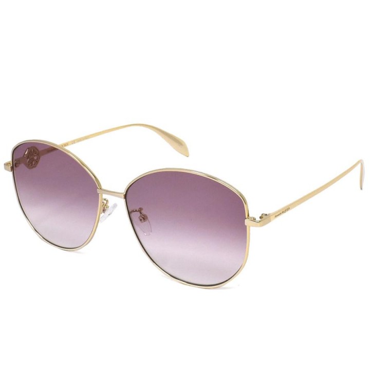 Alexander McQueen Sunglasses Women Gold AM0288S-003
