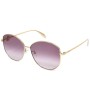 Alexander McQueen Sunglasses Women Gold AM0288S-003