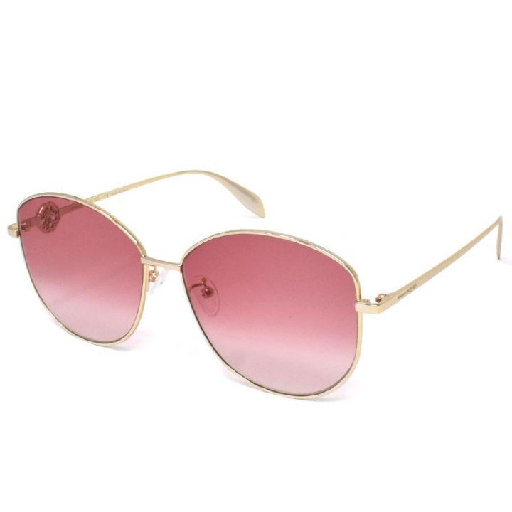 Alexander McQueen Sunglasses Women Gold AM0288S-004