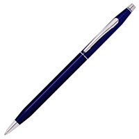 Cross Ballpoint Pen Classic Century Translucent Blue Lacquer/Chrome AT0082-112