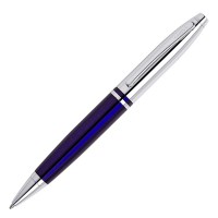 Cross Ballpoint Pen Calais Chrome Blue Lacquer AT0112-3