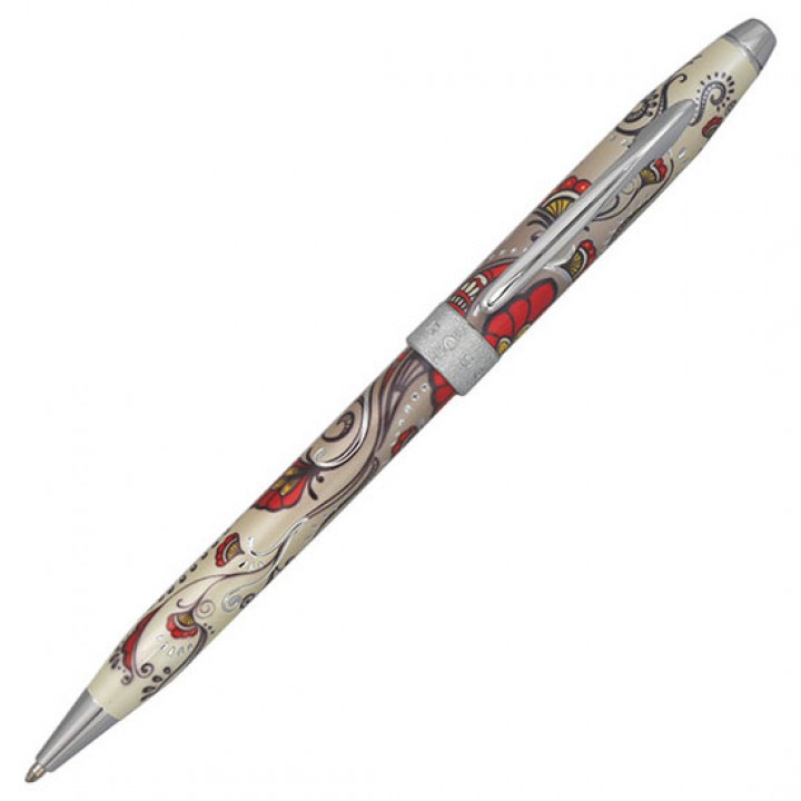 Cross Ballpoint Pen Botanica Red Hummingbird Vine AT0642-3