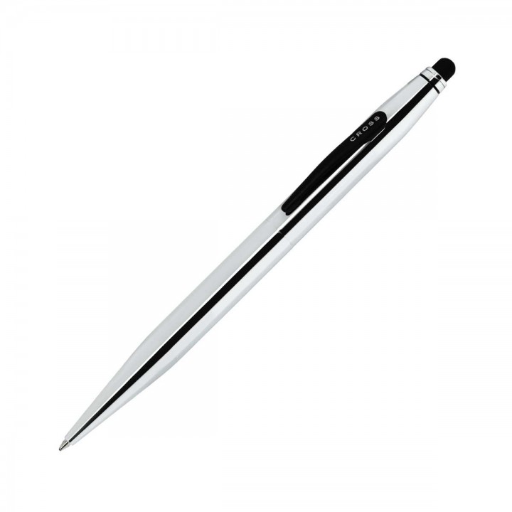 Cross Ballpoint Pen Tech2 Chrome With Satin Black Appointments AT0652-2
