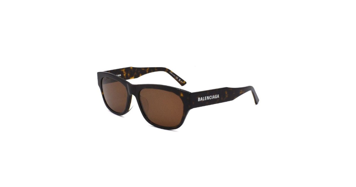 Balenciaga Sunglasses Unisex Havana BB0164S-002 