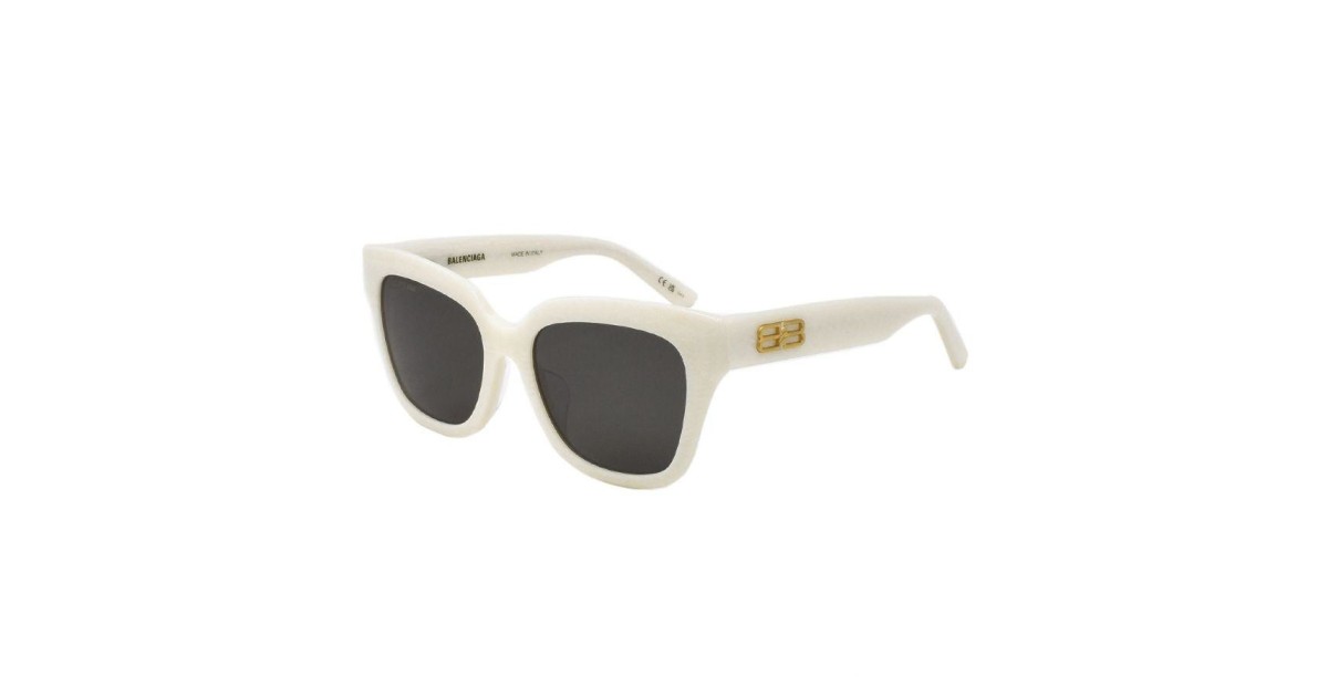Balenciaga White BB0294SK Sunglasses | Authentic | M Balenciaga® BB0294SK Cat-Eye Sunglasses - EuroOptica main image 3