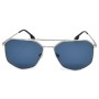 Burberry Sunglasses Unisex Silver + Blue BE3139-100580-58