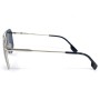 Burberry Sunglasses Unisex Silver + Blue BE3139-100580-58