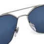 Burberry Sunglasses Unisex Silver + Blue BE3139-100580-58