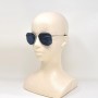 Burberry Sunglasses Unisex Silver + Blue BE3139-100580-58