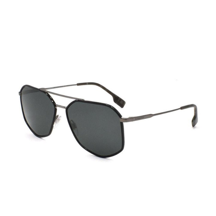 Burberry Sunglasses Unisex Ruthenium + Black BE3139-114487-58