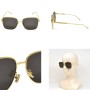 Bottega Veneta Sunglasses Unisex Gold BV0305SA-001