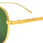 Bottega Veneta Sunglasses Unisex Gold BV1013SK-004