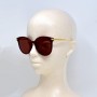 Bottega Veneta Sunglasses Unisex Burgundy BV1038SA-004
