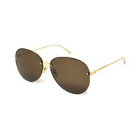 Bottega Veneta Sunglasses Unisex Gold BV1084SA-002