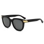 Bottega Veneta Sunglasses Unisex Black BV1104SA-001