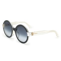 Bally Sunglasses Women's Black + Clear BY0019-D-20W-54