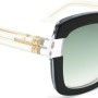 Bally Sunglasses Women's Black + Clear BY0020-H-03B-55