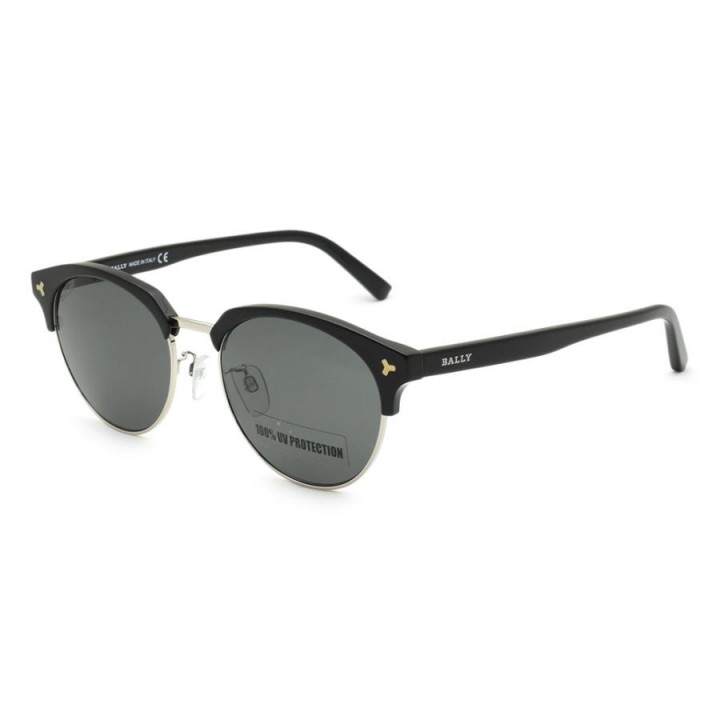 Bally Sunglasses Men's Black + Silver BY0039-D-01A-54