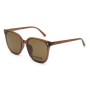 Bally Sunglasses Women's Clear Brown BY0066-D-45E-63