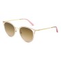 Bally Sunglasses Women's Pink + Gold BY0067-D-74W-53