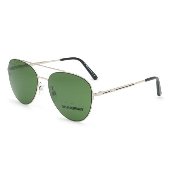 Bally Sunglasses Men's Silver BY0080-D-16N-60