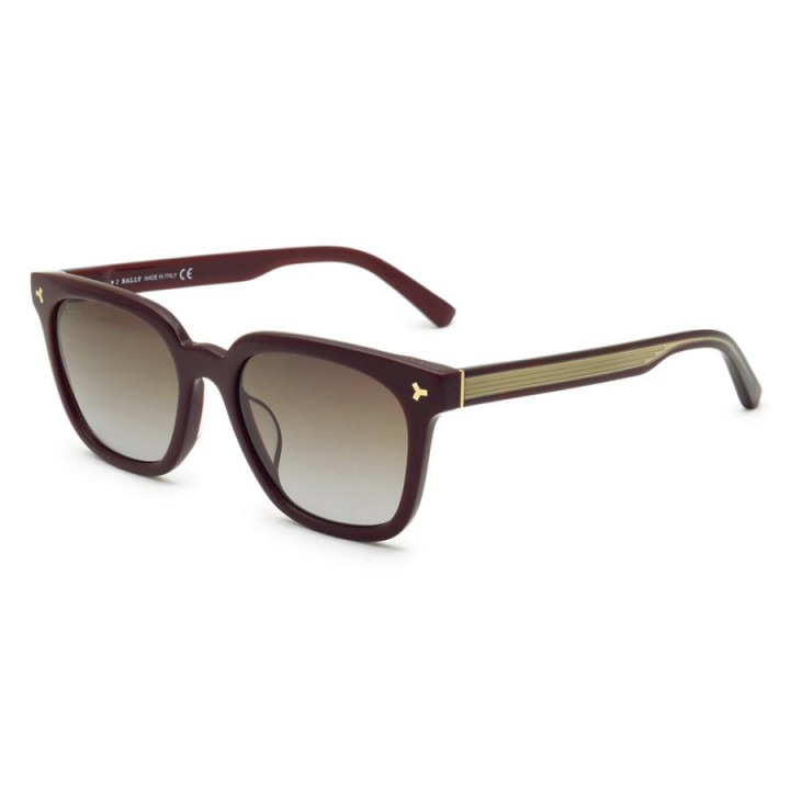 Bally Sunglasses Unisex Burgundy BY0085-H-69T-54