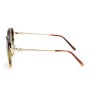 Bally Sunglasses Women's Bordeaux + Yellow Marble + Rose Gold BY0088-D-71T-58