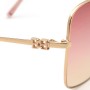 Bally Sunglasses Unisex Rose Gold BY0094-D-33T-57