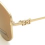 Bally Sunglasses Women's Gold BY0103-H-28E-61