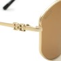 Bally Sunglasses Women's Gold BY0103-H-28E-61