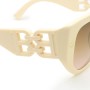 Bally Sunglasses Women's Ivory BY0105-H-25F-56