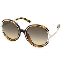 Chloe Sunglasses Women's Gold + Havana CE711SA-218