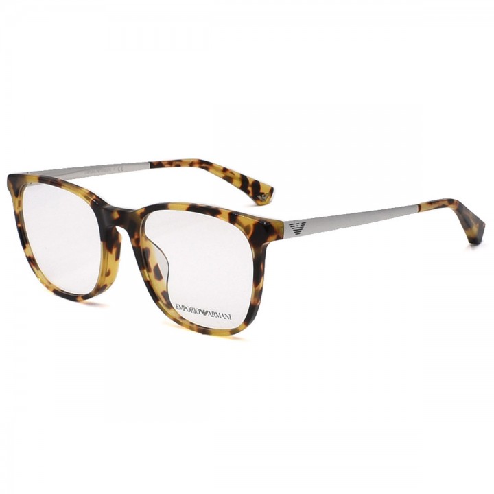 Emporio Armani Glasses Frame Only Women's Blonde + Havana EA3153F-5767-53