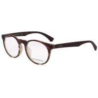 Emporio Armani Glasses Frame Only Men's Matte striped burgundy EA3156F-5790-50