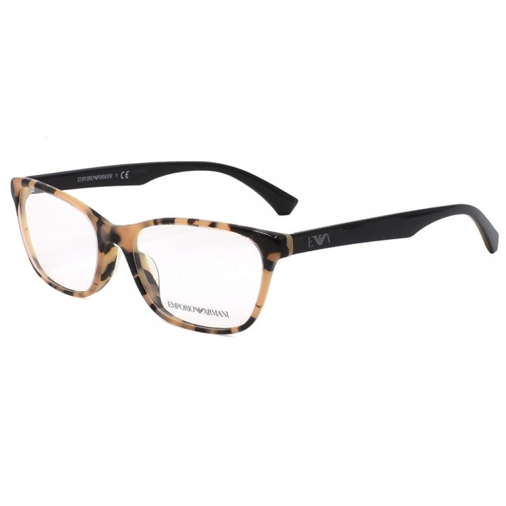 Emporio Armani Glasses Frame Only Women's Pink Yellow Havana EA3157F-5796-54