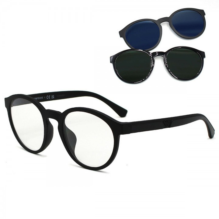 Emporio Armani Sunglasses Unisex Matte black EA4152F-58011W-52