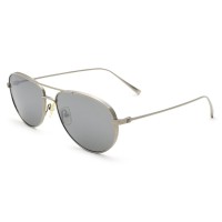 Zegna Sunglasses Unisex Silver EZ0072-12C-59