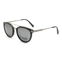 Zegna Sunglasses Men's Black + Gunmetal EZ0077-F-01C-54