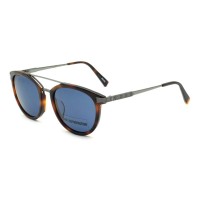 Zegna Sunglasses Men's Havana + Gunmetal EZ0077-F-52V-54
