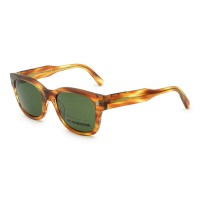 Zegna Sunglasses Unisex Brown Stripe Havana EZ0087-47N-52