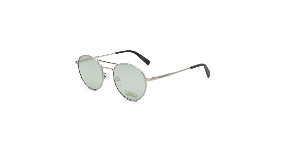 Zegna Sunglasses Men's Silver EZ0089-D-14C-52 | Sakurawatches.com