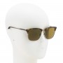 Zegna Sunglasses Men's Havana + Gunmetal EZ0092-D-52J-55